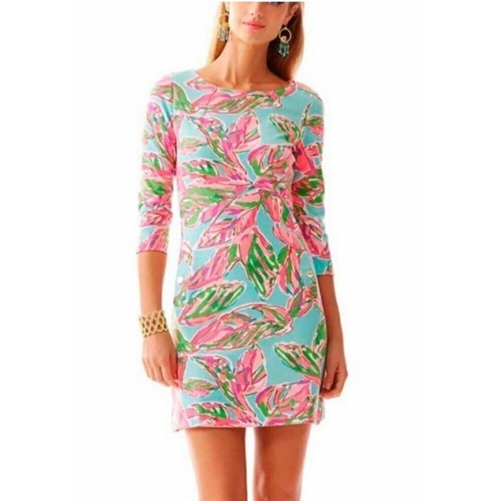 Lilly Pulitzer Charlene Shift Dress size Small rayon